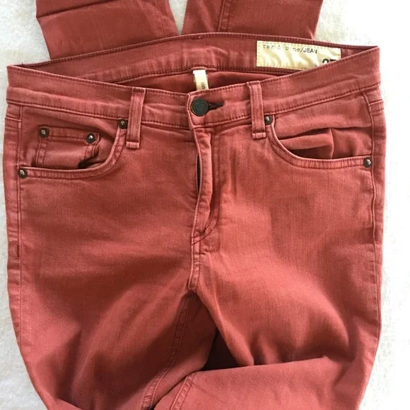Rag & Bone skinny clay colored denim jeans - Picture 1 of 9